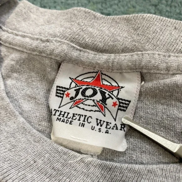 VINTAGE New Jersey Shirt Adult Large NJ State Plaid Gray Blue Green Mens 90s - Picture 7 of 12